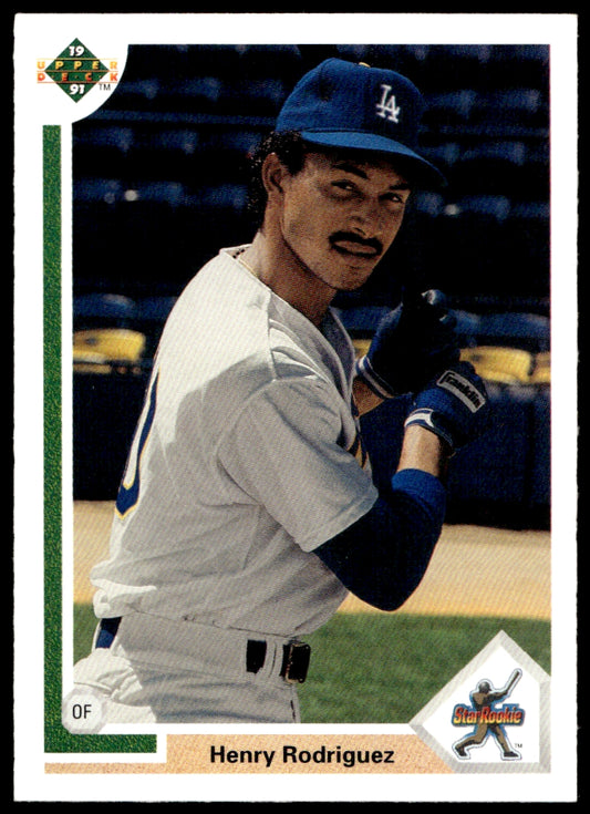 1991 Upper Deck  #21 Henry Rodriguez  SR, RC  Los Angeles Dodgers 1111