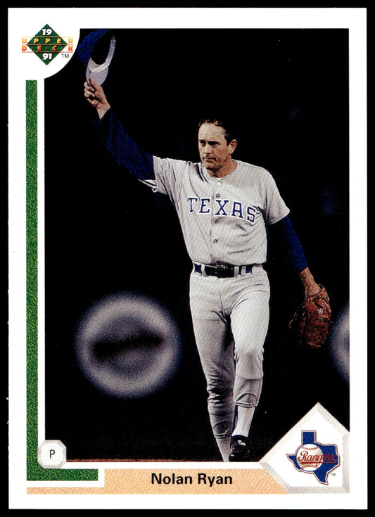 1991 Upper Deck  #345 Nolan Ryan   Texas Rangers 1111