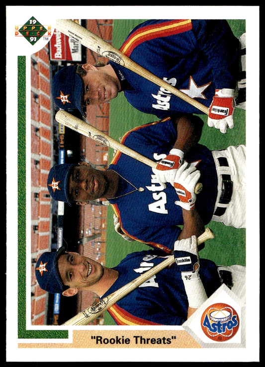 1991 Upper Deck #702 Rookie Threats Houston Astros 1111