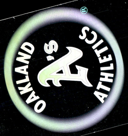 1991  Upper Deck Team Logo Holograms #NNO Oakland Athletics 1111