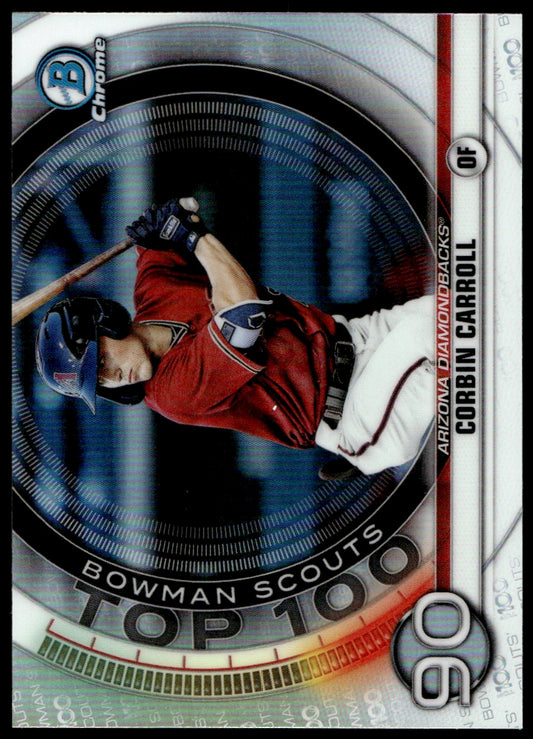 2020  Bowman Bowman Scouts Top 100 #BTP-90 Corbin Carroll Arizona 1114