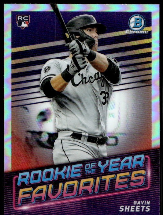 2022  Bowman Rookie of the Year Favorites #ROYF-10 Gavin Sheets White Sox 1115