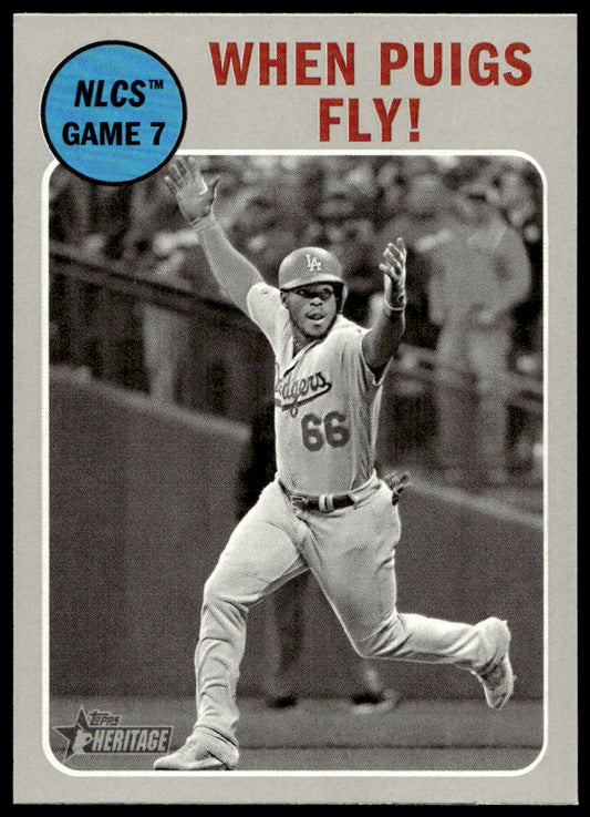 2019 When Puigs Fly! Topps Heritage #198    