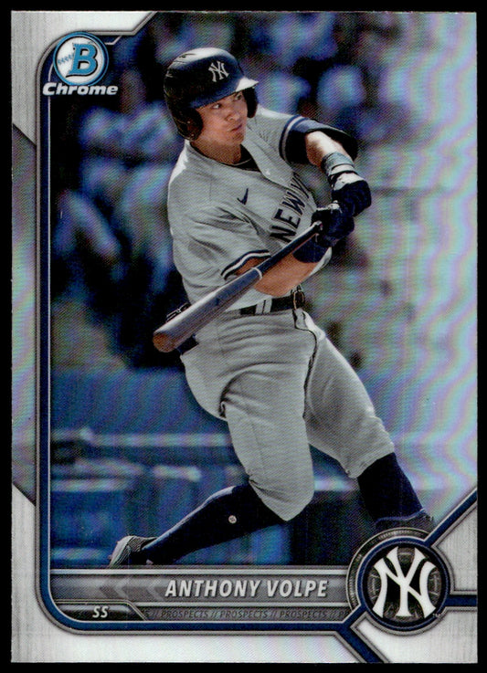 2022  Bowman Draft Chrome Refractor #BDC-68 Anthony Volpe  Yankees 1125