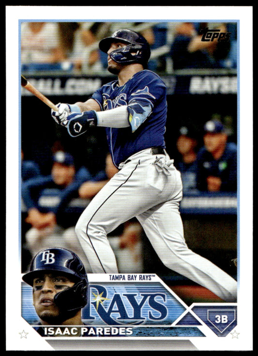 2023 Topps  #621 Isaac Paredes   Tampa Bay Rays 1231