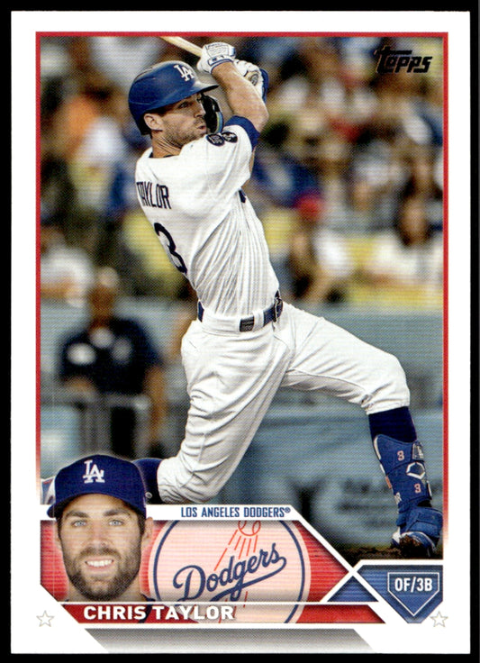 2023 Topps  #562 Chris Taylor   Los Angeles Dodgers 1231