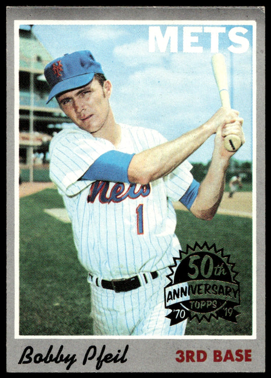 1970 Topps  #99 Bobby Pfeil  RC  New York Mets 1231