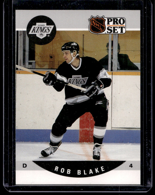 1990 Pro Set  #611 Rob Blake RC  Los Angeles Kings 2111