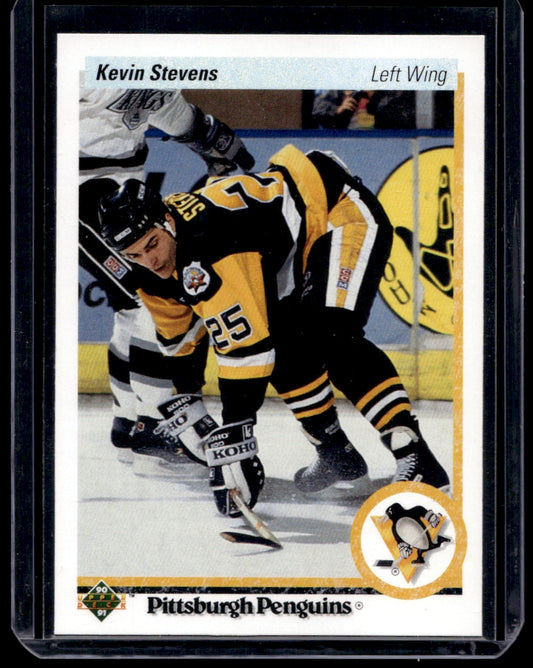 1990 Upper Deck  #14 Kevin Stevens  RC  Pittsburgh Penguins
