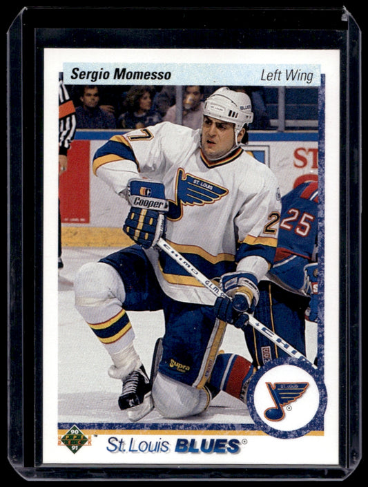 1990 Upper Deck  #19 Sergio Momesso  RC  St. Louis Blues