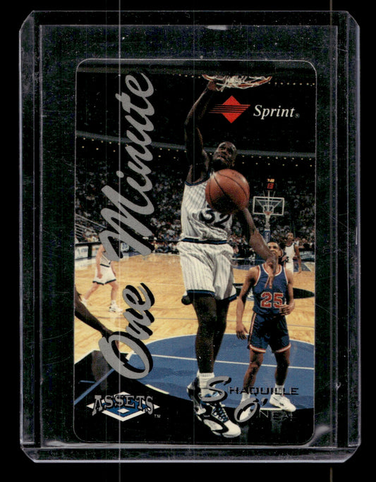 1993-94 Sprint Assets One Minute Telephone Card #NNO Shaquille O'Neal Magic