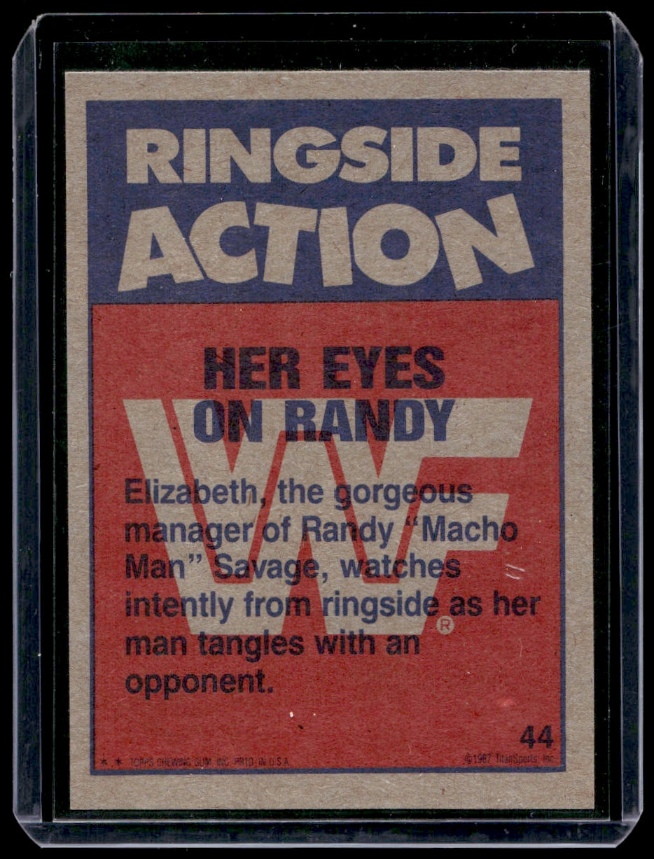 1987 Topps WWF  #44 Her eyes on Randy   NNO 1354