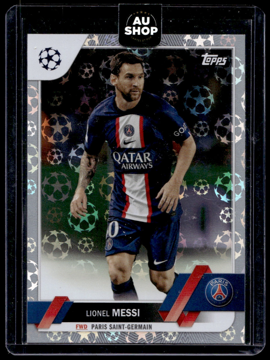 2022-23 Topps UEFA Club Competitions Starball Foil #1 Lionel Messi 1355
