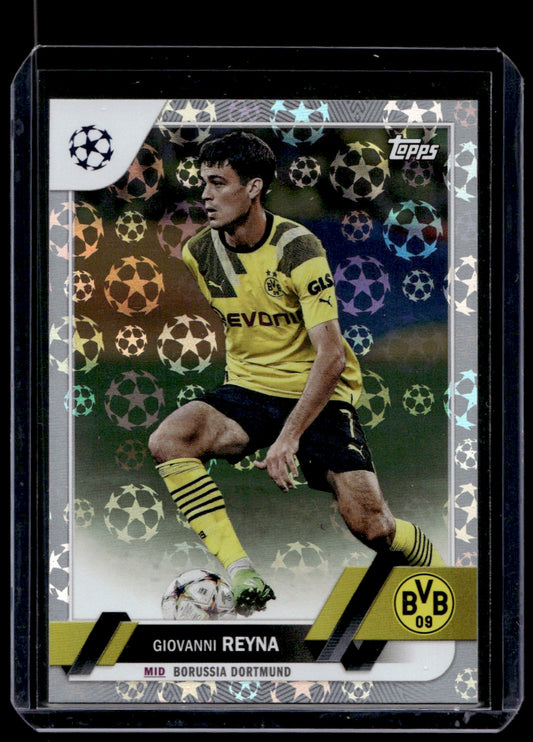2022-23 Topps UEFA Club Competitions Starball Foil #69 Giovanni Reyna 1355