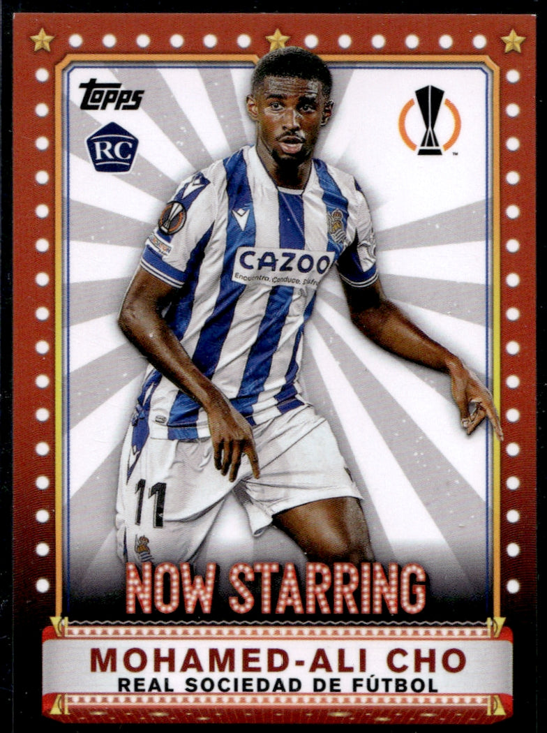 2022-23 Topps UEFA Club Competitions Now Starring #NS-14 Mohamed-Ali Cho 1355