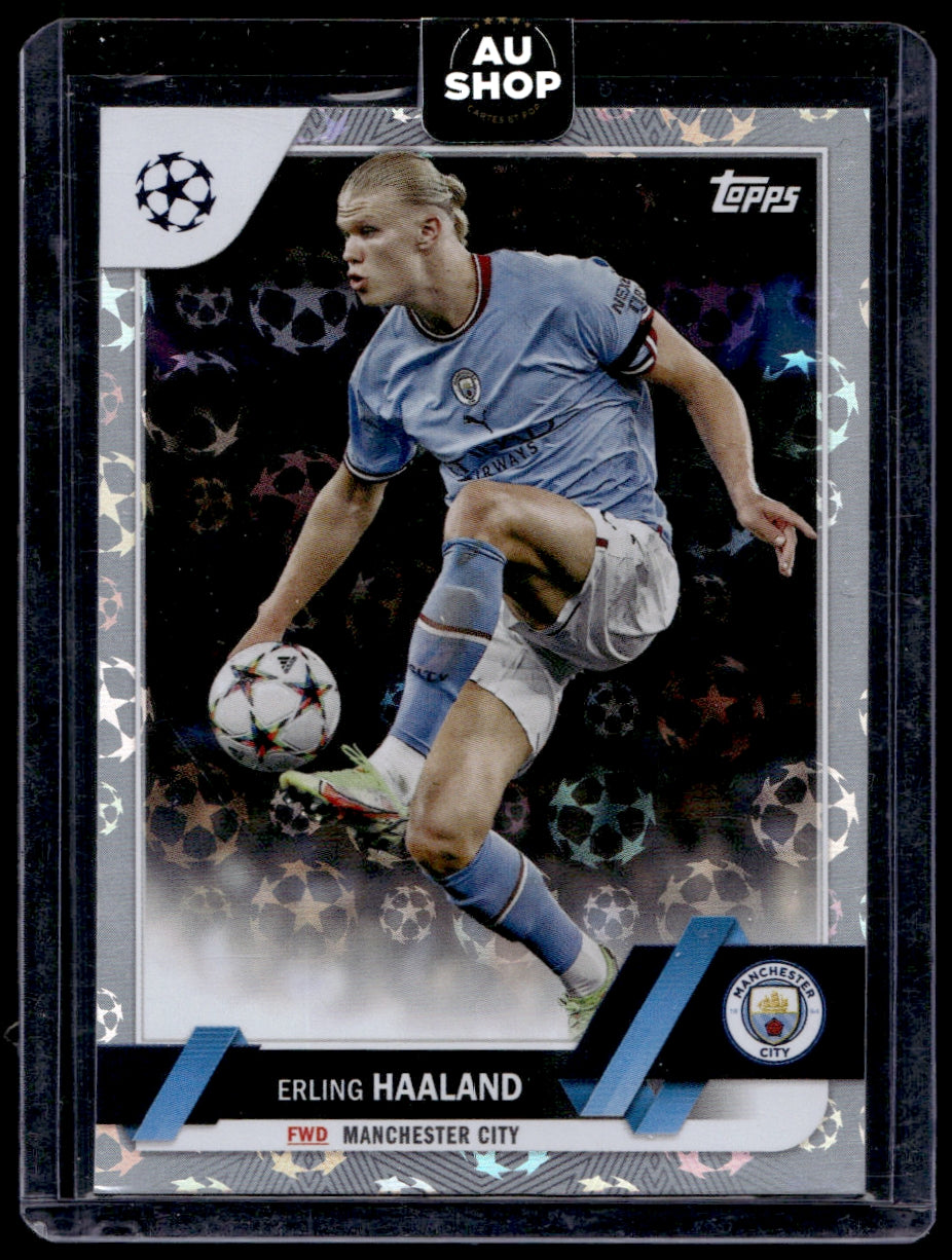 2022-23 Topps UEFA Club Competitions Starball Foil #99 Erling Haaland 1355