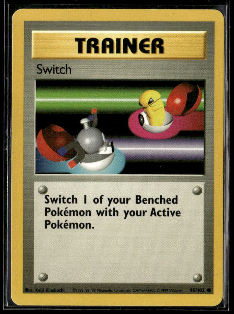 1999 Pokemon Base Set  #95/102 Trainer : Switch  PC  - 3111