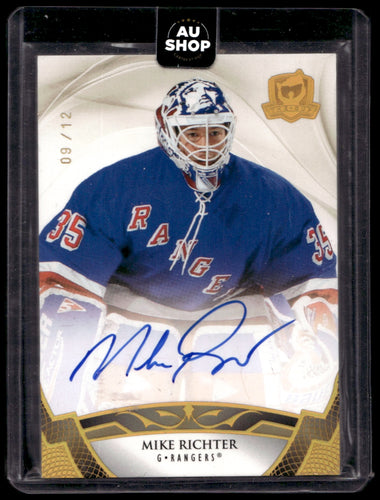 2020 Upper Deck The Cup Gold #23 Mike Richter AU, SN12  New York Rangers 2112