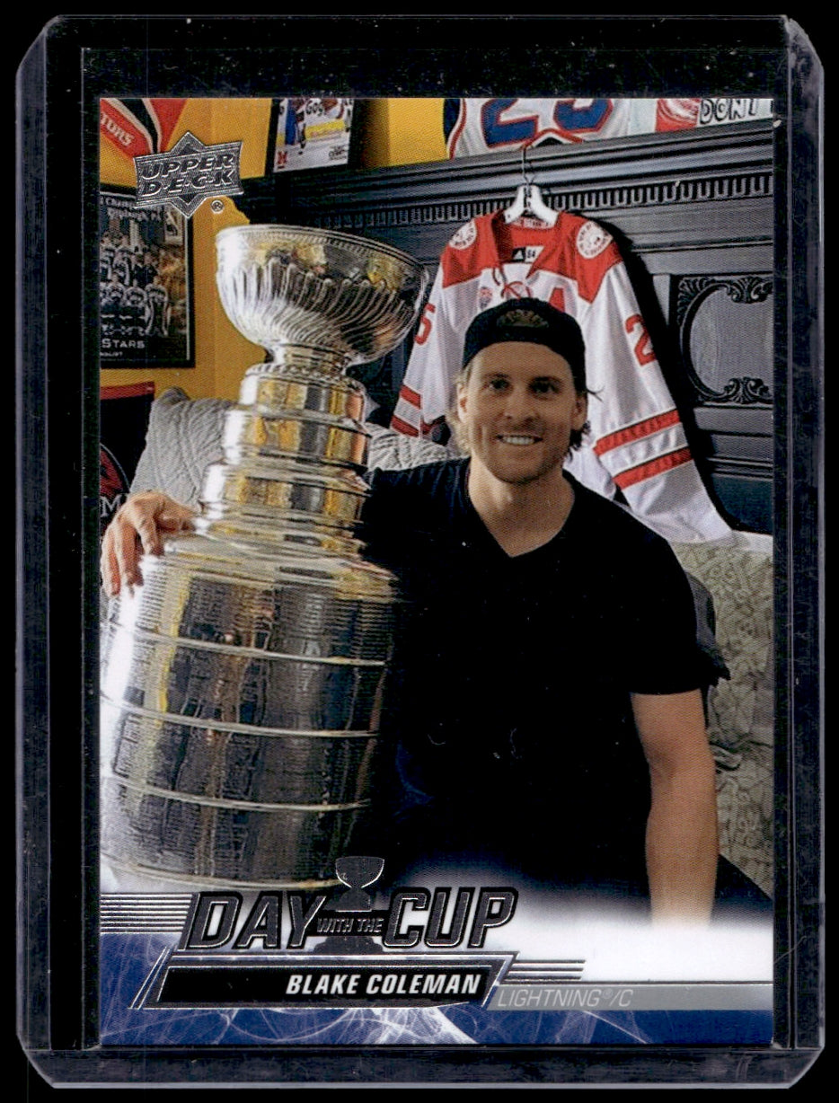 2022-23 Upper Deck Day with the Cup #DC15 Blake Coleman Tampa Bay 2112