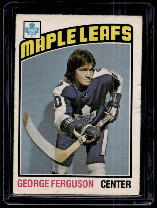 1976 O-Pee-Chee  #286 George Ferguson   Toronto Maple Leafs 2241