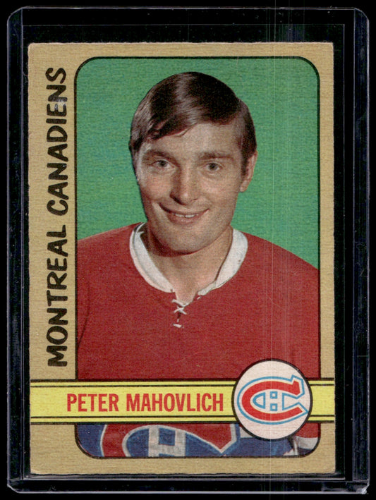 1972 O-Pee-Chee  #124 Pete Mahovlich  DP  Montreal Canadiens 2241