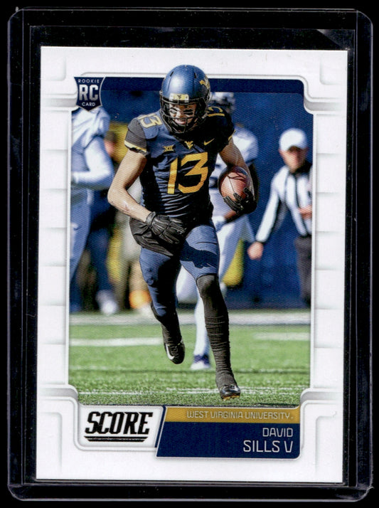 2019 Score  #405 David Sills V  RC  West Virginia Mountaineers 1362