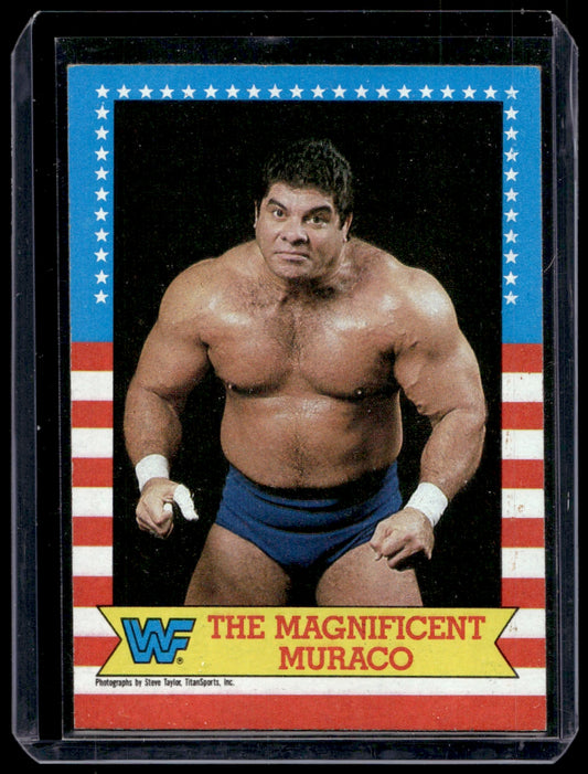 1987 Topps WWF  #16 The Magnificent Muraco    1354