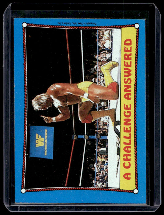 1987 Topps WWF  #36 A Challenge Answered    1354