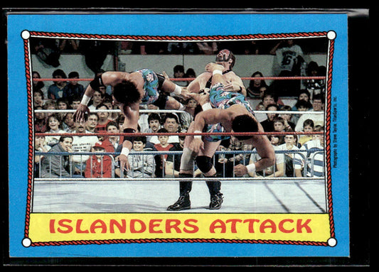 1987 Topps WWF #30 Islanders Attack 1351