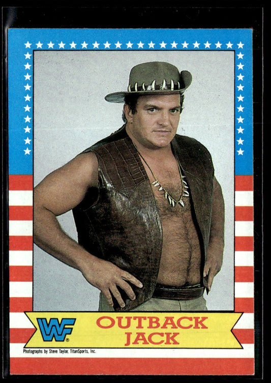 1987 Topps WWF #14 Outback Jack RC 1351