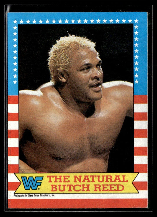 1987 Topps WWF #18 The Natural Butch Reed 1351