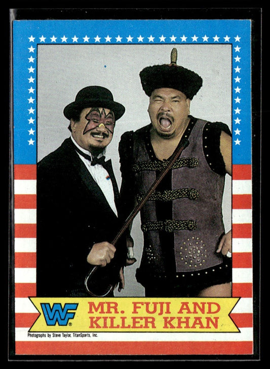 1987 Topps WWF #17 Mr. Fuji and Killer Khan 1351