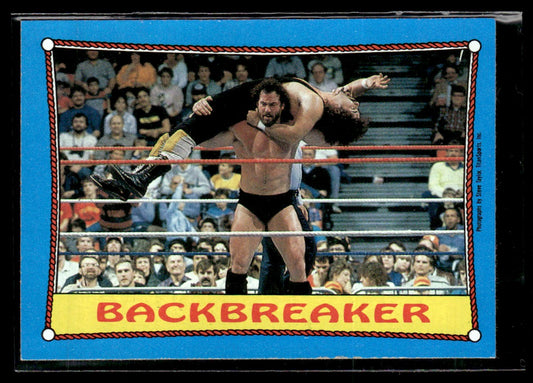 1987 Topps WWF #32 Backbreaker 1351