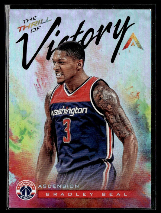 2017-18 Panini Ascension The Thrill of Victory #TOV14 Bradley Beal  Wizards 1352