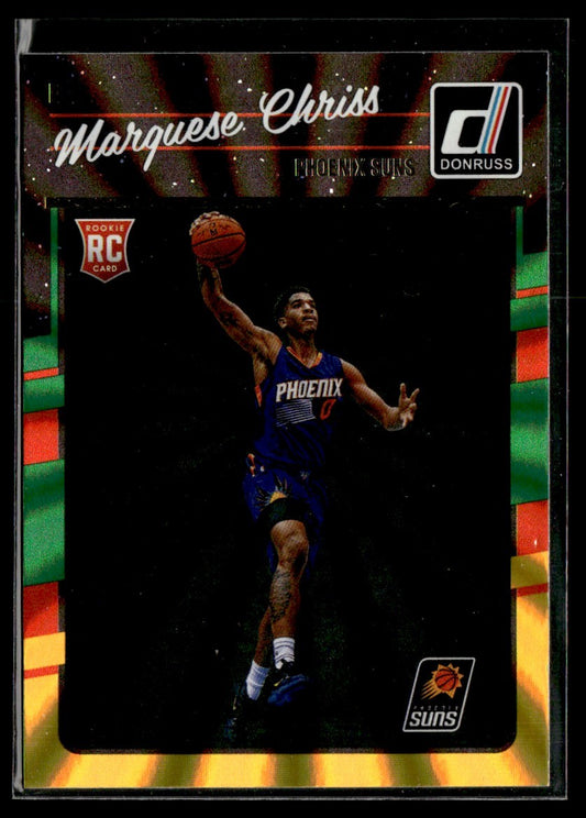 2016-17 Donruss Green and Yellow Holo Laser #158 Marquese Chriss 1352