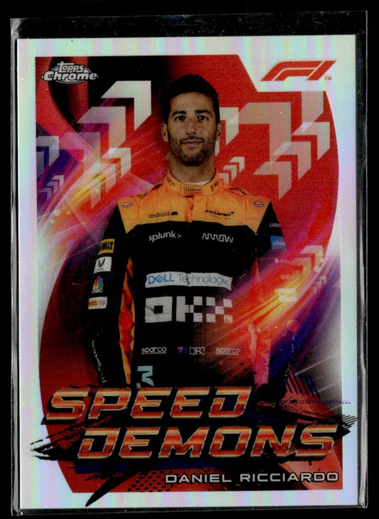 2022 Topps Chrome Formula 1 Speed Demons #SD-DR Daniel Ricciardo 1353