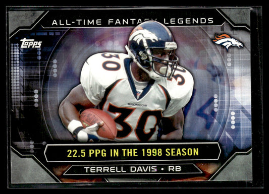 2015 Topps All Time Fantasy Legends #ATFL-TD Terrell Davis Denver Broncos 1362