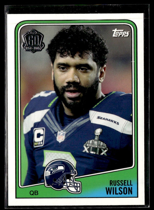 2015 Topps 60th Anniversary #T60-RW Russell Wilson Seattle Seahawks 1362