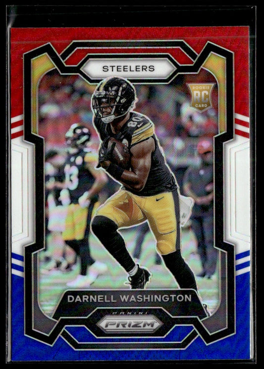 2023 Panini Prizm Red White and Blue #384 Darnell Washington Steelers 1362