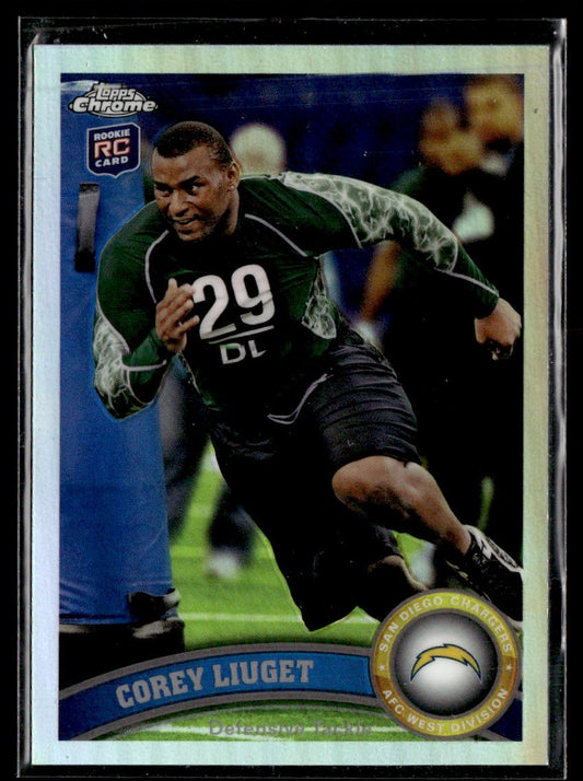 2011 Topps Chrome Refractors #112 Corey Liuget San Diego Chargers 1362