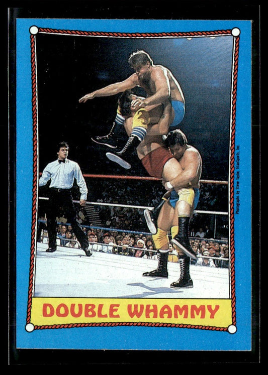 1987 Topps WWF #27 Double Whammy 1354