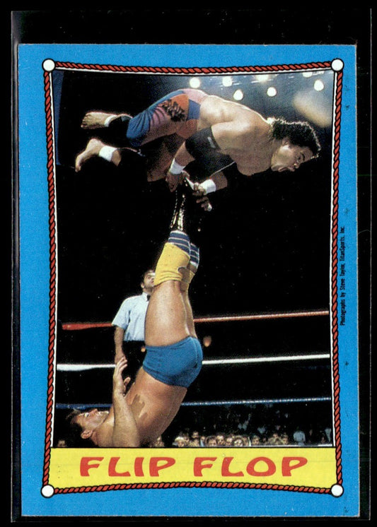 1987 Topps WWF #29 Flip Flop 1354