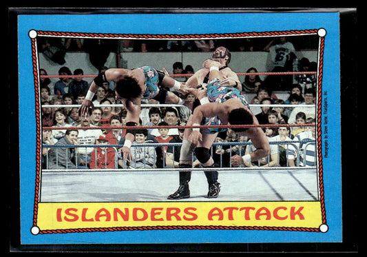 1987 Topps WWF #30 Islanders Attack 1354