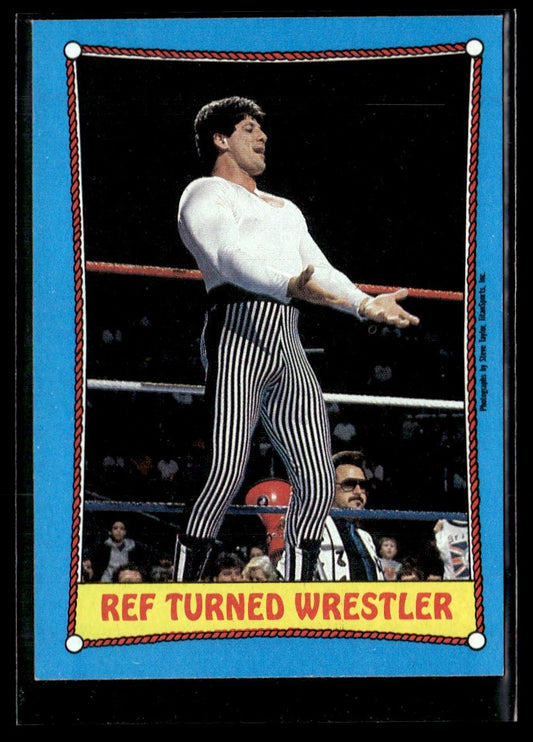 1987 Topps WWF #23 Ref Turned Wrestler 1354