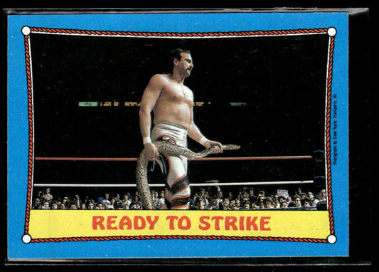 1987 Topps WWF #24 Ready to Strike 1354