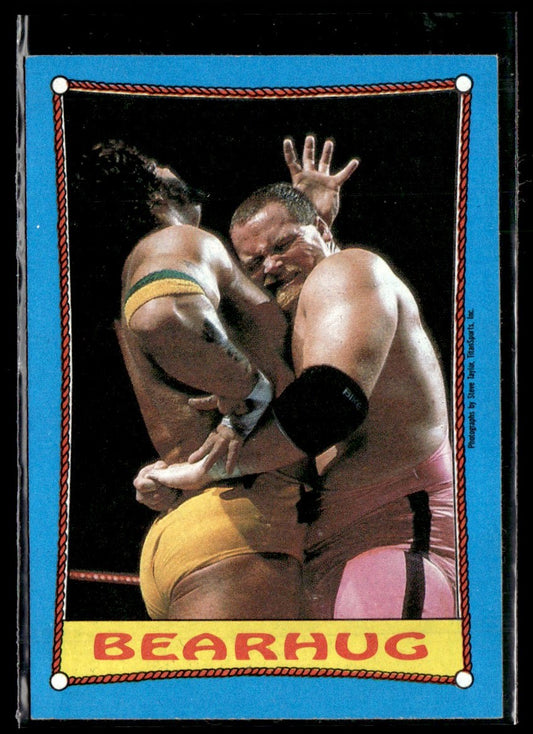 1987 O-Pee-Chee WWF #59 Bearhug 1354