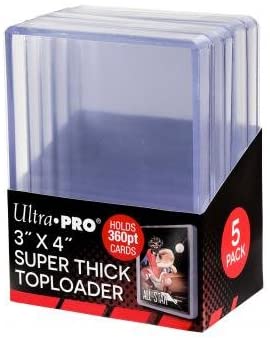 UltraPro Protecteur pour cartes du type topload pour cartes 360pt , paquet de 5