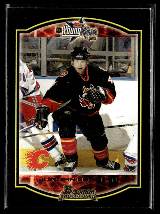 2002-03 Bowman YoungStars #117 Jordan Leopold RC Calgary Flames 2243