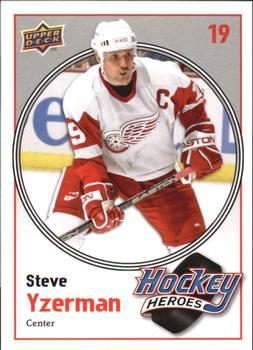 2010  Upper Deck Hockey Heroes Steve Yzerman #HH7 Steve Yzerman Red Wings 4111