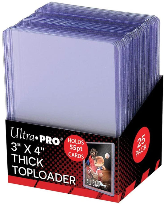 UltraPro Protecteur pour cartes du type topload pour cartes 55pt , paquet de 25